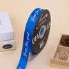 Fita de Embalagem de Flores da Moda Fita de Embalagem de Presente de Poliéster Inglês Fita de Embalagem de Acessórios Têxteis Multicor
