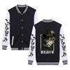 Sudadera con Capucha Estampado de Anime Trébol Negro de Cuatro Hojas Suéter Forrado de Polar Sudadera de Anime Transfronterizo