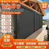 Persianas enrollables eléctricas a prueba de viento, Toldo y cortinas impermeables inteligentes para pérgolas exteriores al aire libre, Persianas enrollables anti-mosquitos y protección solar para exportación