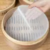 Tapete de Silicone para Cozinhar no Vapor, para Pães e Pães de Leite, Papel de Pano Redondo Antiaderente para Uso Doméstico, Resistente ao Calor