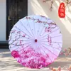 Sombrilla Tradicional China para Danza, Sombrilla para Fotografía, Sombrilla Clásica de Papel Aceitado Estilo Chino para Disfraz Hanfu