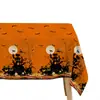 Mantel de Halloween Engrosado Personalizado Mantel de Plástico Desechable Impermeable Lindo Calabaza Fantasma Fiesta de Cumpleaños al Aire Libre
