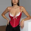 Sujetador de Malla de Encaje Sexy Transfronterizo Europeo y Americano Camisola de Algodón Chica Picante con Ballenas Parte Superior Interior y Exterior