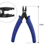 Herramienta Manual DIY Pinzas Mango Azul Pinzas para Perlas Pinzas para Ganchos Herramienta para Hacer Pulseras con Perlas Collares Pendientes Pinzas