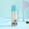 Copo Térmico Personalizado para Crianças em Aço Inoxidável 316 Com Corda para Uso Externo Esportivo Copo de Água Uma Tampa Dupla para Beber Copo Bouncing