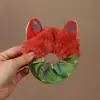 Accesorios para el Cabello de Niños para Otoño e Invierno: Gomas para el pelo de flor con borlas de algodón y lino, Exquisitos adornos para el cabello, Lazos florales con borlas para el pelo