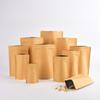 Fábrica atacado scalper couro aluminizado auto-selante saco de papel Kraft lanches de frutas secas saco selado saco auto-selante local