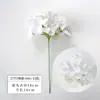 Hortensia artificial de cabeza única al por mayor para decoración de bodas, materiales de fondo y uso especial para escaparates de centros comerciales y paisajismo de paredes de flores