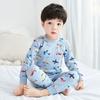 Novas roupas de outono de algodão infantil e calças conjunto de roupas íntimas meninos e meninas bebê algodão pijamas quentes roupas de bebê