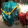Toldo para Triciclo Refugio de Lluvia Parasol Triciclo Plegable Carro de Pedales para Personas Mayores Metabo