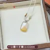 Colgante de ágata natural "Hebilla de la Paz" con orejas de gato, amuleto de calcedonia "Sin Preocupaciones", colgante de Buda y flor de loto