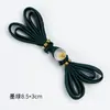 Nuevos Botones de Cheongsam Estilo Chino de Su, Tela Tejida a Mano, Cuentas de Jade Doble Corazón Loto, Botones Decorativos de Disco con Cola Larga, Venta al por Mayor desde el Fabricante