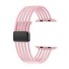 Adequado para Apple Watch Applewatchs9 Pulseira de Malha Magnética de Nylon Iwatchs8/7/6 Seda de Pesca Respirável
