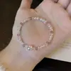 Pulseira de Pérolas da Moda Feminina Luxo Leve Nicho Doce Estilo Ins Novo Design Avançado de Nicho Pulseira para Namorada Joia