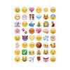 Pegatina de bolsa con expresión de manzana creativa, pegatina de cuenta de mano con expresión de emoji, pegatina de personaje de dibujos animados