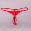 Ropa Interior Sexy Yezi Mei para Hombre, Tanga Transparente, Ropa Interior Sexy Transpirable de Seda de Hielo, T-String Hueco sin Entrepierna para Hombre