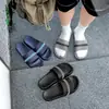 Sandalias de Verano Transfronterizas para Hombre, Uso Doméstico Simple, Pantuflas Antideslizantes para Baño, Sandalias Exteriores de Suela Suave para Hombre y Mujer
