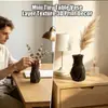 Jarrón de Tocón de Árbol Retorcido Impreso en 3D Transfronterizo Decoración de Escritorio para el Hogar Decoraciones de Halloween Adornos para la Entrada