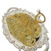 Gomita Natural, Pulsera Topacio de Osmanthus, Pulsera Aleatoria, Color Dorado, Producto Individual Blanqueador, Viene con Cristal