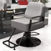 Nuevo Asiento Engrosado Plegable para Salón de Peluquería, Corte, Afeitado, Peluquería Barbero Giratorio, Elevable, Para Permanente, Teñido, Acero Inoxidable Salón de Peluquería