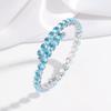 Pulsera de moda transfronteriza pulsera de joyería para mujer pulsera acero inoxidable con taladro hueco hebilla de acero titanio joyería simple coreana