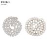 HIPHOPBLING Europa y Estados Unidos transfronterizo juego completo de plata 925 d moissanita cadena cubana 13mm collar senior para niños