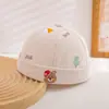 Sombrero de Piel de Melón Estilo Coreano Primavera y Otoño Oso Pequeño de Dibujos Animados Tierra de Helados Sombrero de Propietario Sombrero sin Visera Sombrero Versátil para Niños