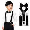 Tirantes en forma de Y Transfronterizos con 3 Pinzas y Pajarita para Niños y Niñas, Set Infantil, Conjunto de Dos Piezas para Bebé, Tirantes Infantiles con Pinzas