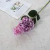 Panícula de Flor Artificial Hortênsia Salão de Casamento Material de Flor de Encaixe Suave Flor de Seda Fresca Simples Decoração de Loja de Hortênsia Pagode