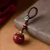 Colección de Llaveros Arena Púrpura Oro Cinabrio, Colgante, Colgante para Bolso Año Zodiacal Arena Púrpura Oro, Suministro para Vendedores Ambulantes, Venta al por Mayor de Joyería