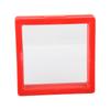 Caja colgante rosa para regalo de vacaciones, embalaje exterior de PE, marco transparente, caja de exhibición, llavero, colgante, caja de embalaje de regalo