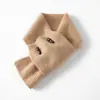 Bufanda de Punto de Lana Pura Nueva Otoño/Invierno 2026 con Botones, Calentador de Cuello para Mujer, Protector de Cuello Cruzado Estilo Coreano