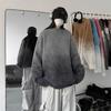 Invierno Nuevo 2024 Suéter Pulóver de Cuello Redondo Estilo Hong Kong Retro Casual Tejido en Contraste