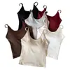 Camisola de Renda Patchwork com Costas Cruzadas para Mulheres, Top Peça Única com Bojos Embutidos, Pode Ser Usado como Roupa Externa ou Interna, Não Precisa de Roupa Íntima Adicional