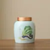 Mini Lata de Té Exquisita Transfronteriza para Uso Doméstico, Lata Sellada, Caja de Té de Muestra, Contenedor de Té en Lata, Lata de Té Portátil