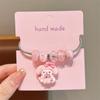 Pulsera Infantil de Dibujos Animados Kulomi Pulsera de Verano para Niños Bebés Perro Gui de Jade Nueva Pulsera de Cristal para Niña
