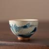 Taza de té Lotus Ge kiln pintada a mano juego de té kung fu taza de té de cerámica para el hogar esmalte abierto Copa Maestra Caja de Regalo Venta al por mayor