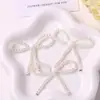 Coreano Nuevo Versátil Perla de Imitación Lazo DIY Flor Hecha a Mano para Zapato Hebilla de Zapato Accesorios para el Cabello Pendientes Colgante para Bolso Accesorios