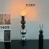 Portavelas Aromaterapia Adornos Mesa de Comedor Cena a la Luz de Velas Decoración Hotel Sala de Muestras Accesorios Sala de Estar Manualidades Adornos