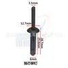 Adequado para Ford, Chrysler, Dodge, Jeep Wrangler Rebite Para-choque Para-lama Clip Fixadores