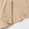Ins atacado de roupas femininas estilo europeu e americano 2026 Outono Nova Roupa de Trabalho Cinto Afunilador na Cintura Vestido Longo Sem Mangas