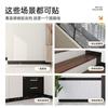 Pegatina Impermeable para Rodapié de PVC Autoadhesiva, Esquina de Protección de Borde Extra Gruesa, Pegatina de Pared para Sala de Estar y Dormitorio, Pegatina de Baldosa Falsa