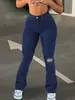 Tl0636 Moda Retrô Europeia e Americana Transfronteiriça Tendência Versátil Roupas Femininas Levanta Bumbum Emagrecimento Jeans