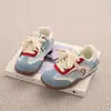 Tênis Infantil Color Block 2026 Primavera Novo Estilo Sapatos Brancos para Meninas, Sapatos de Treino Alemães com Sola Macia, Sapatos Casuais Versáteis para Uso Externo
