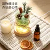 Set de regalo de aromaterapia sin fuego con aceites esenciales, que incluye una piedra difusora, fragancia de cristal, una luz nocturna romántica y es perfecto como regalo de cumpleaños o un detalle considerado para una amiga.