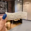 Grampo de Cabelo de Pérola Fofo Grampo de Cabelo com Strass Coreano Grampo de Cabelo Retrô para Franja Clipe Simples de Coração Acessórios de Cabelo Atacado