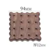 Posavasos Creativo de Galleta de Madera Maciza Posavasos de Nogal Negro para Taza de Té Taza de Café Taza de Leche Soporte para Taza Almohadilla Aislante