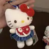 Auténtico Peluche de Dibujos Animados Sanrio Hello Kitty Bolsa Decoración Colgante Llavero Colgante