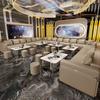 Juego de Sofá y Mesa de Café de Lujo Ligero para Club de Negocios KTV, Salón de Baile Karaoke, Bar, Lounge, Sala Privada, Cabina en Forma de U