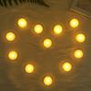 Luz de Vela Digital Artificial LED Color Cálido Día de San Valentín Confesión Propuesta Fiesta de Cumpleaños Decoración Guía de Carretera